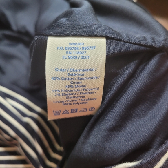 Boden | Amelie Strip Jersey Midi Dress - Picture 6 of 6